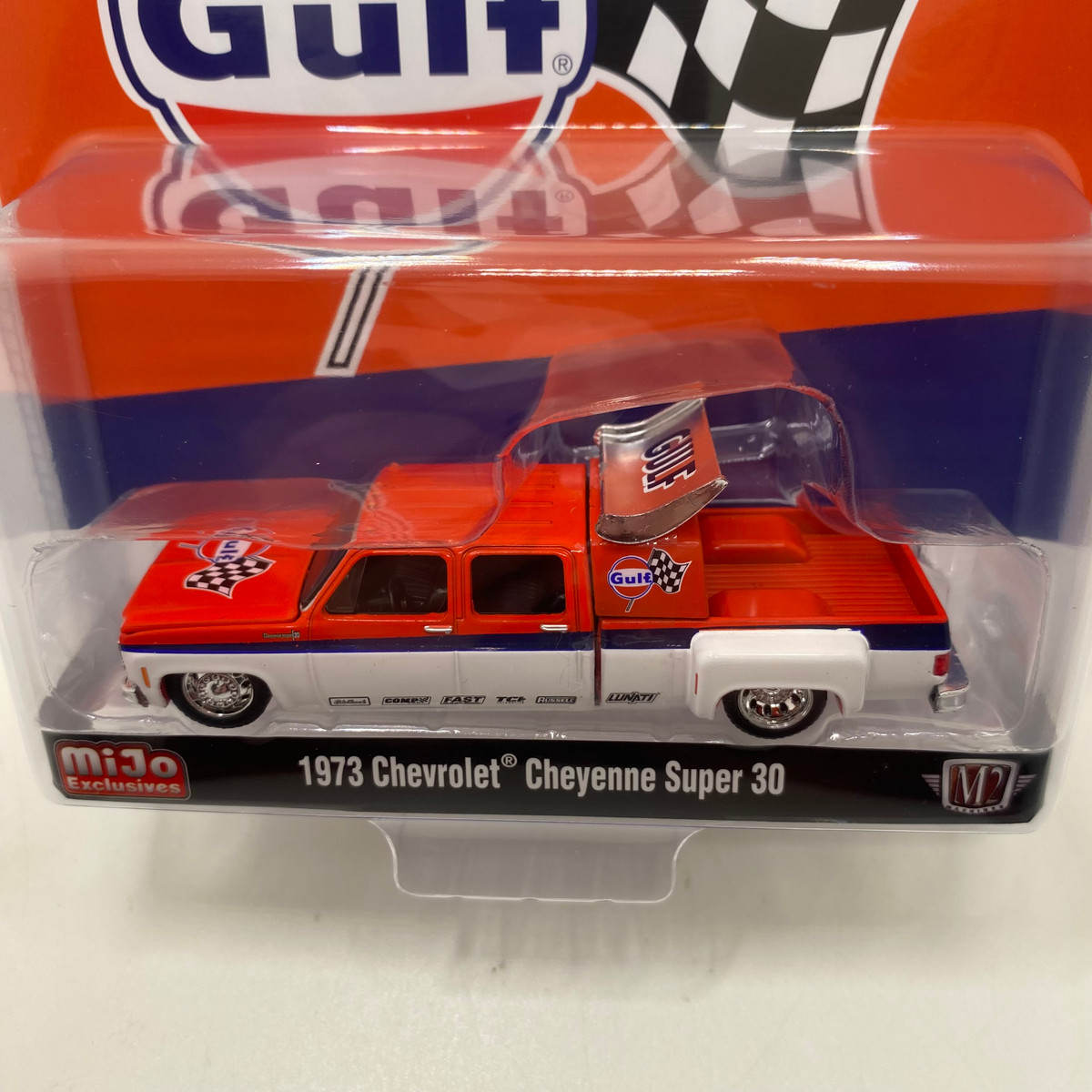 M2シボレー・シャイアン・スーパー30 ガルフ・レーシング(チェイスカー) M2 Machines 1973 Chevrolet Cheyenne Super 30 GULF Racing Red