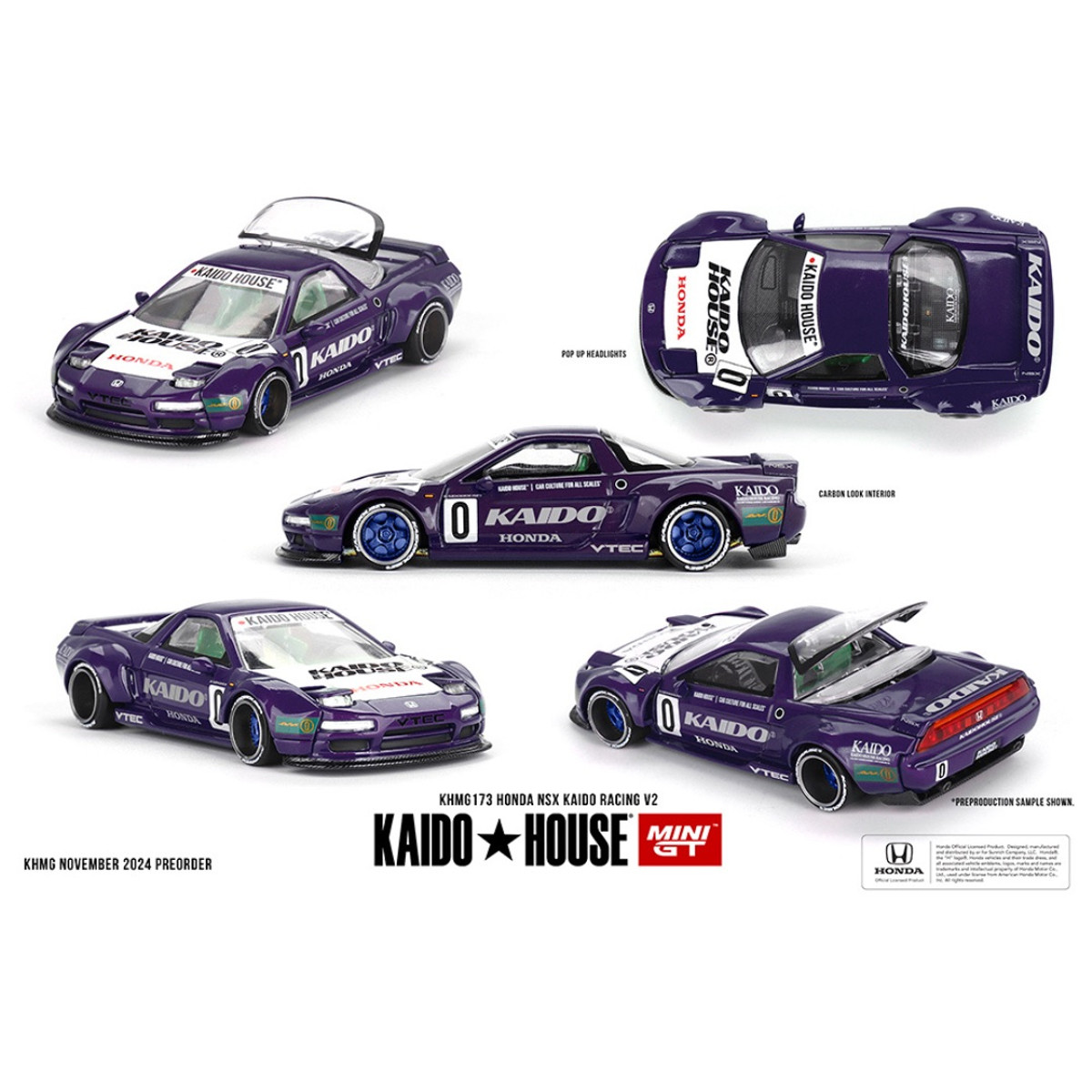 ミニカー MINIGT HONDA NSX KAIDO HOUSE LTDEDN Kaido House x Mini GT 1:64 Honda NSX Kaido Racing V2