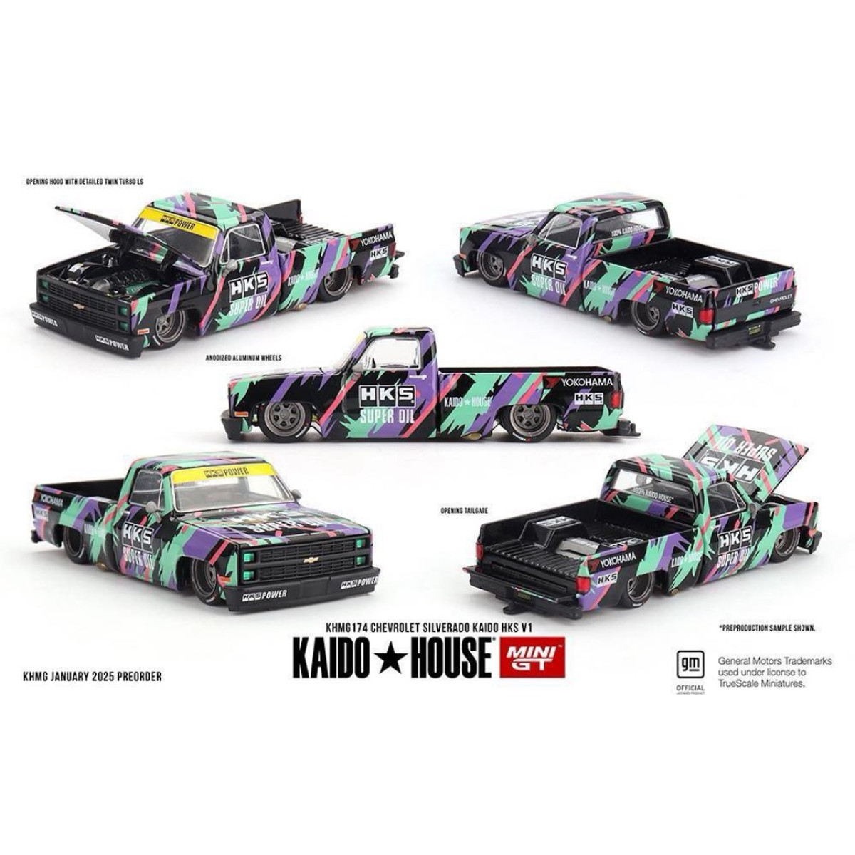 MINIGT 街道ハウス　CHEVROLET SILVERADO チェイス chase-car-kaido★house-