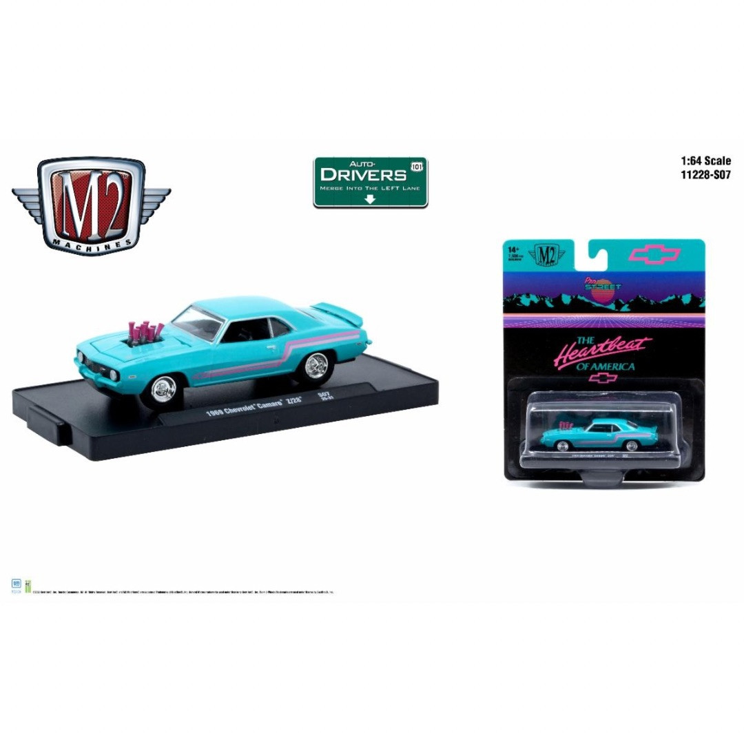 M2 Machines 1:64 Auto Drivers 1969 Chevrolet Camaro Z/28 Release