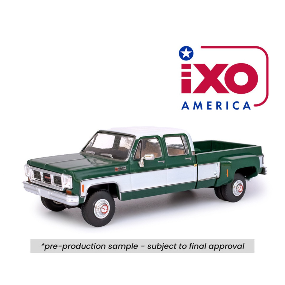 PREORDER: IXO Model 1:64 GMC Sierra Grande 3500 Crew Cab Dually
