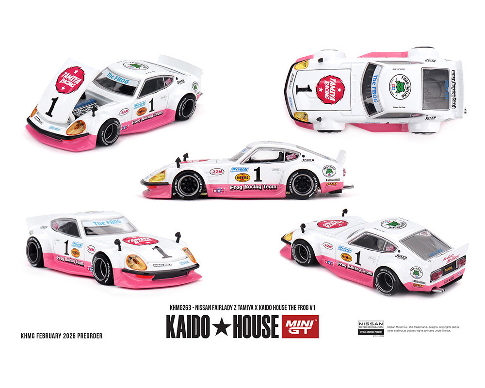 PREORDER: Kaido House X Mini GT 1:64 Nissan Fairlady Z Tamiya X