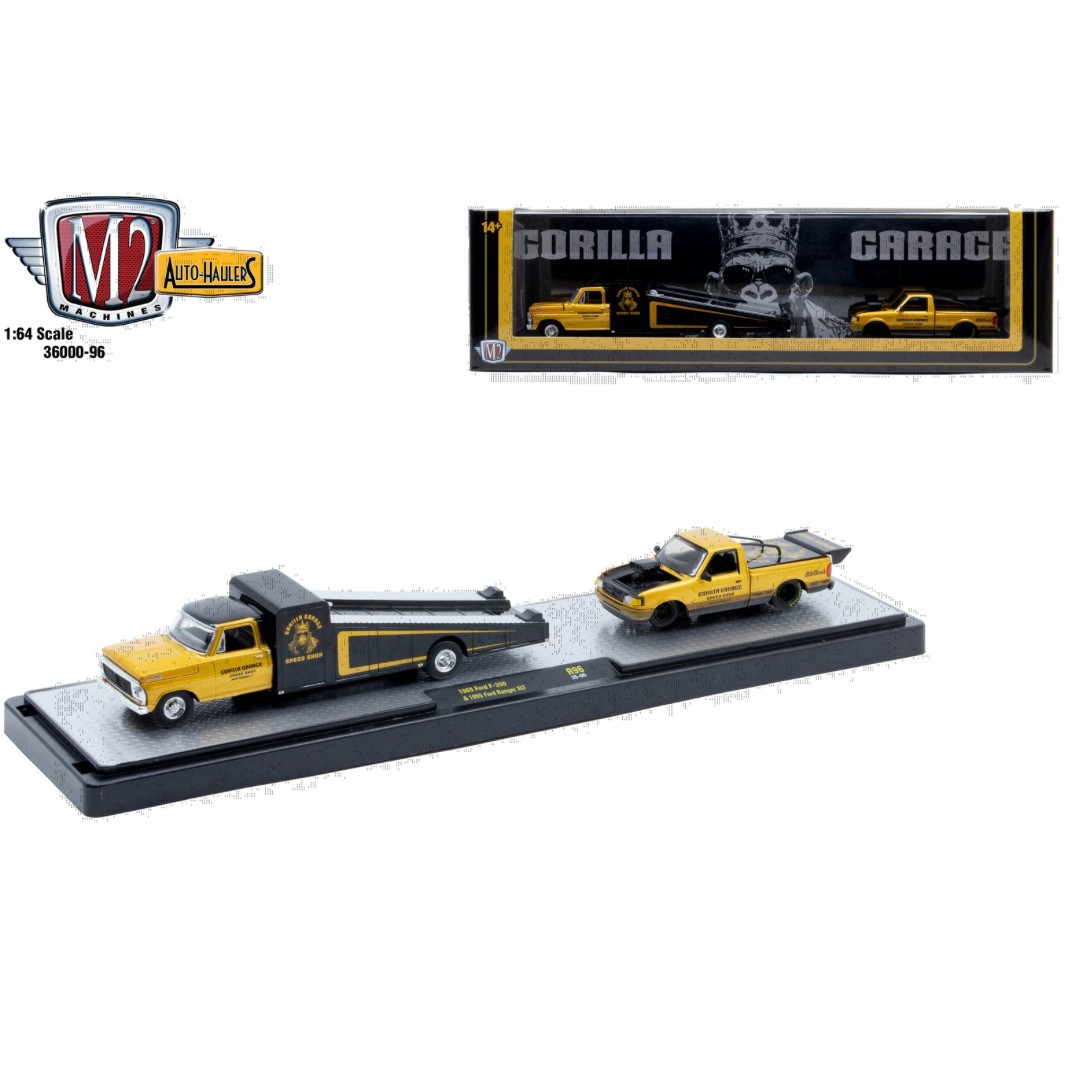 M2 Machines 1:64 Auto Haulers 1969 Ford F-350 & 1995 Ford Ranger