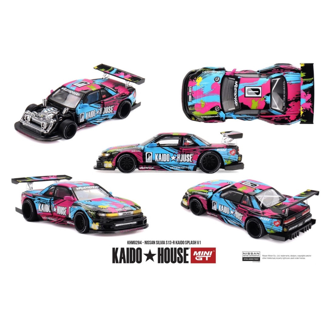 PREORDER: Kaido House x Mini GT 1:64 Nissan Silvia S13-R Kaido
