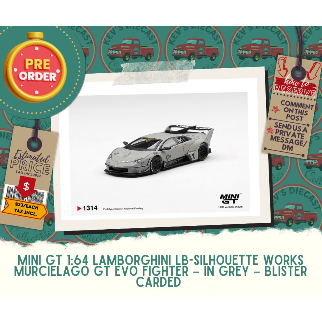 ミニカー MINI GT 209 LB-Silhouette WORKS GT 1/64 PREORDER: Mini GT 1:64 Lamborghini LB-Silhouette WORKS MURCIELAGO