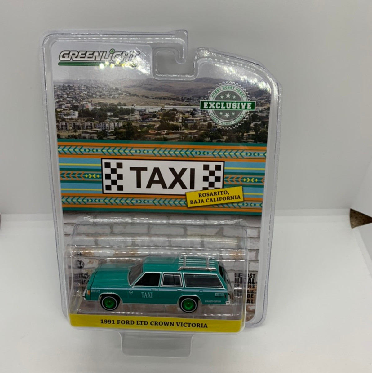 Greenlight Green Machine 1991 Ford LTD Crown Victoria Taxi Hobby Exclusive