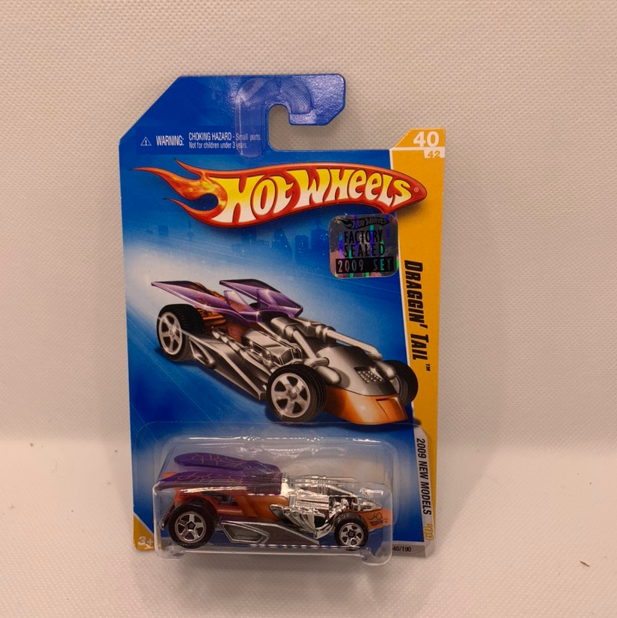 2009 Hot wheels New Models Draggin Tail With Factory Set Sticker