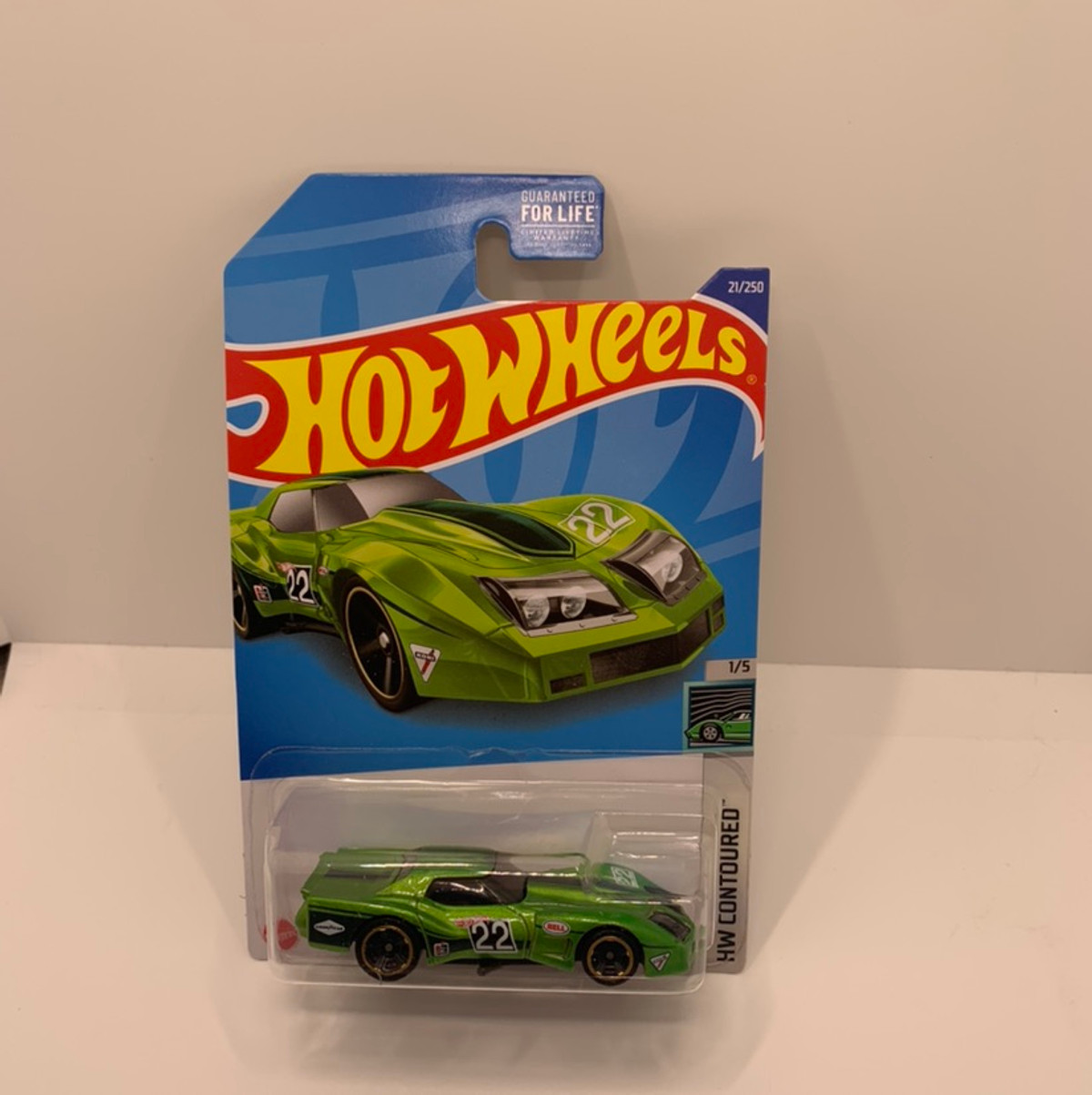 2022 Hot wheels G Case 76 Greenwood Corvette USA Carded Version