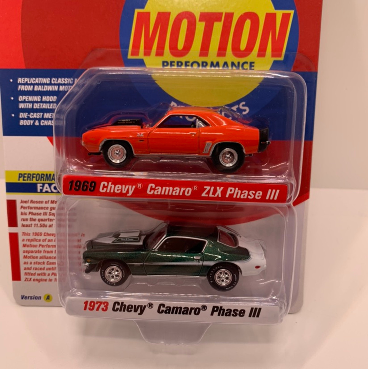 2022 Johnny Lightning Motion Performance 1969 Chevy Camaro ZLX