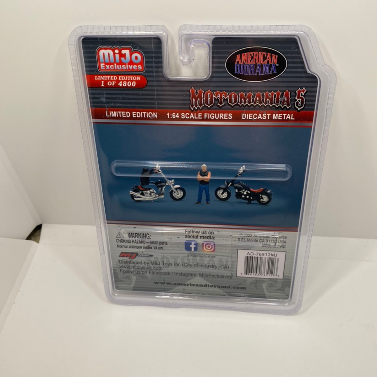 American Diorama 1:64 Figures Motomania 5 New Chopper Bikes – MiJo