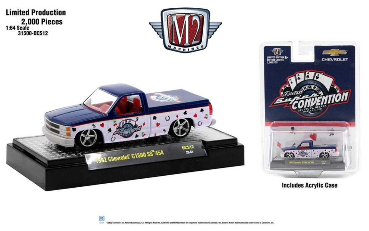 M2 Machines 1/64 Supercon Exclusive 1993 Chevrolet 454SS Pickup