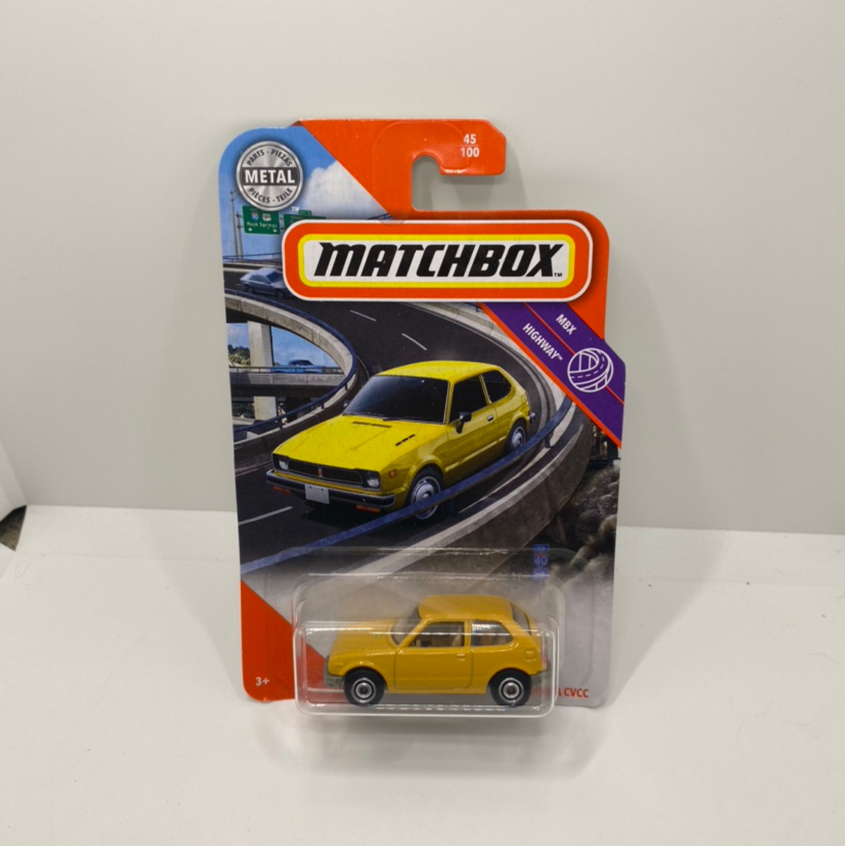 2020 Matchbox 76 Honda CVCC Yellow Version 