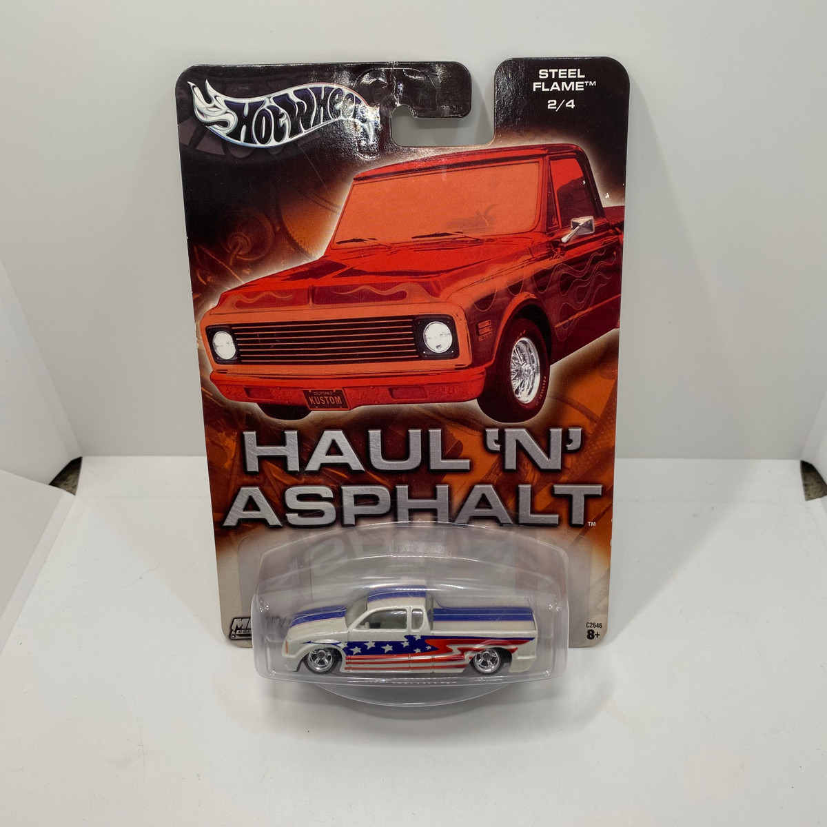 2004 Hot wheels Auto Affinity Series Haul N Asphalt Steel Flame 