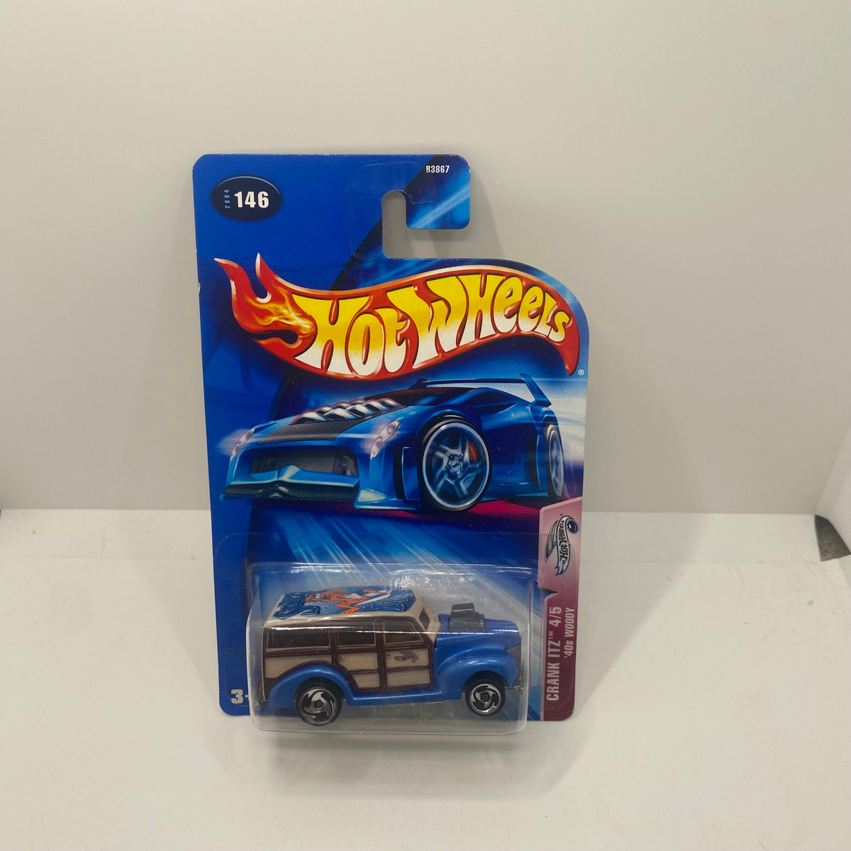 2004 Hot wheels Crank ITZ 40’s Woody 