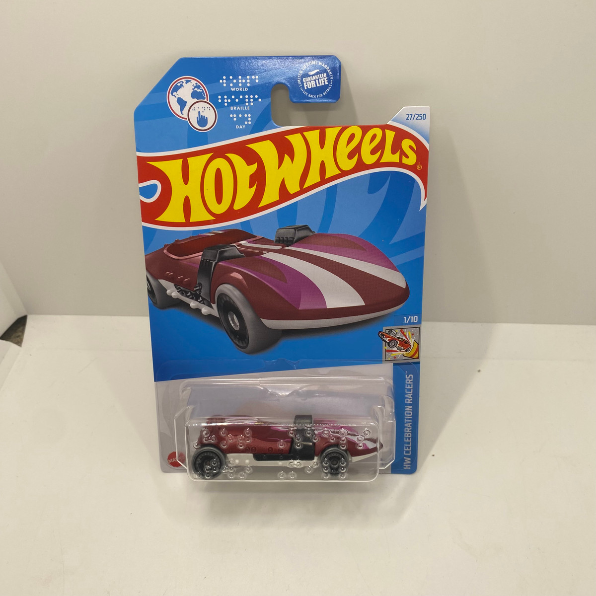 2024 Hot wheels B Case HW Braille Racer Twin Mill USA Carded 