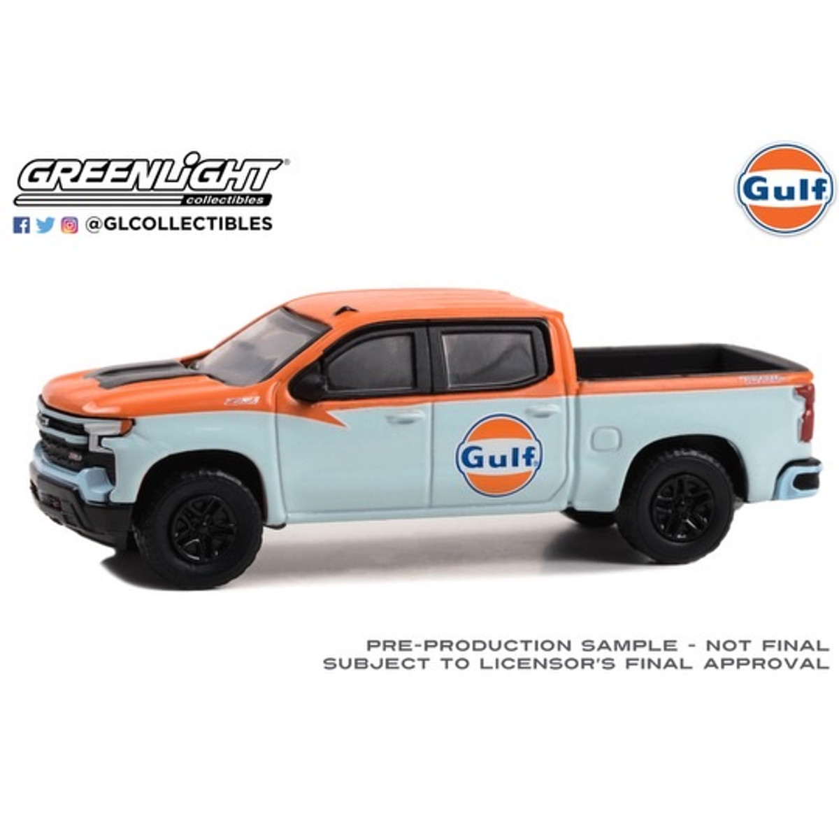 Greenlight Gulf Special Edition 2023 Chevrolet Silverado 1500 Z71 LT Trail Boss Series 2  