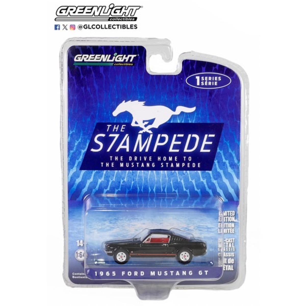 Greenlight 1/64 The Stampede 1965 Ford Mustang GT Series 1