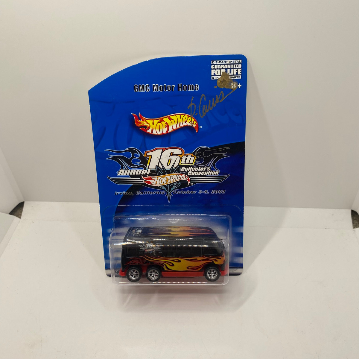 2002 Hot wheels 16TH Annual Collector’s Convention GMC Motor Home Signed Read Description 