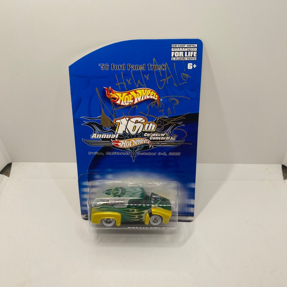 2002 Hot wheels 16TH Annual Collector’s Convention 56 Ford Panel Truck Signed Read Full Description 