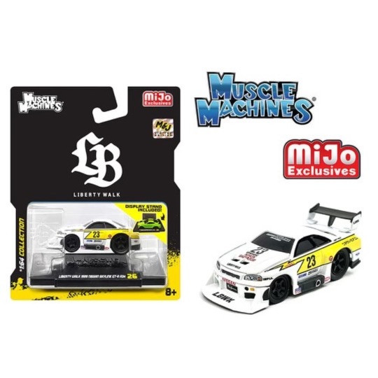 Muscle Machines 1:64 LBWK Nissan GT-R R34 Super Silhouette Skyline