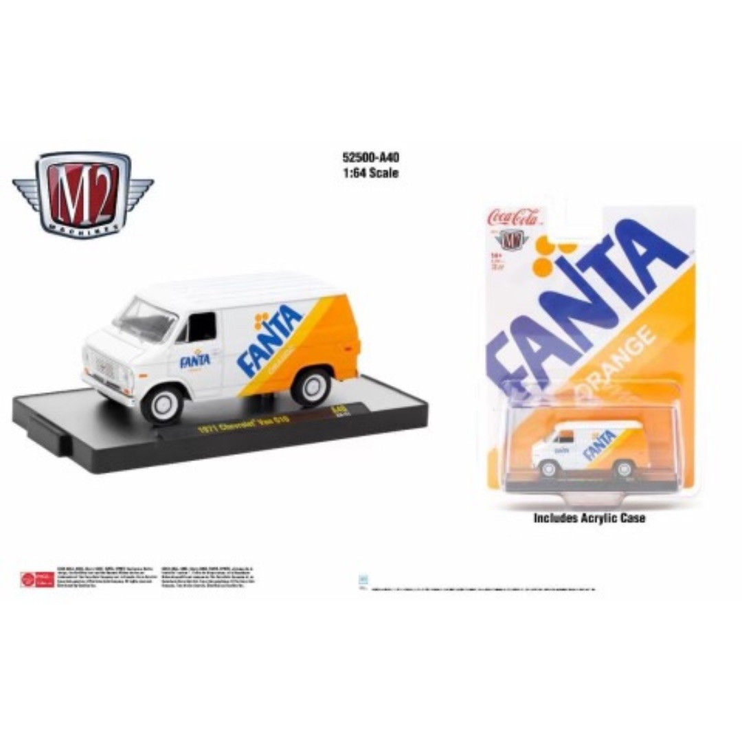 M2 1971 シボレーバン G10 M2 Machines Fanta 1971 Chevrolet Van G10 Release A40 - Kev's