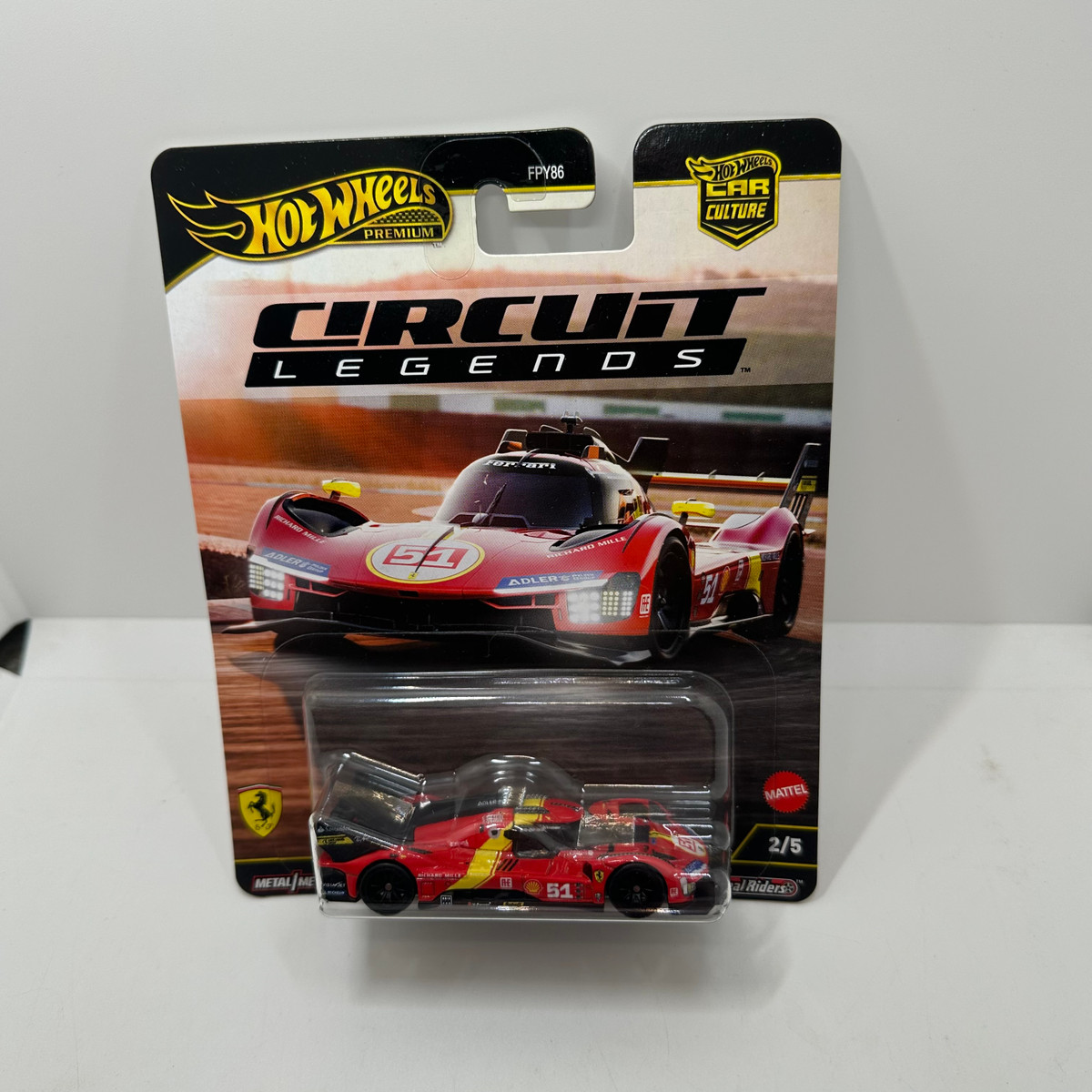 Hot wheels 1:64 Car Culture 2025 Circuit Legends Ferrari 499P Release K 