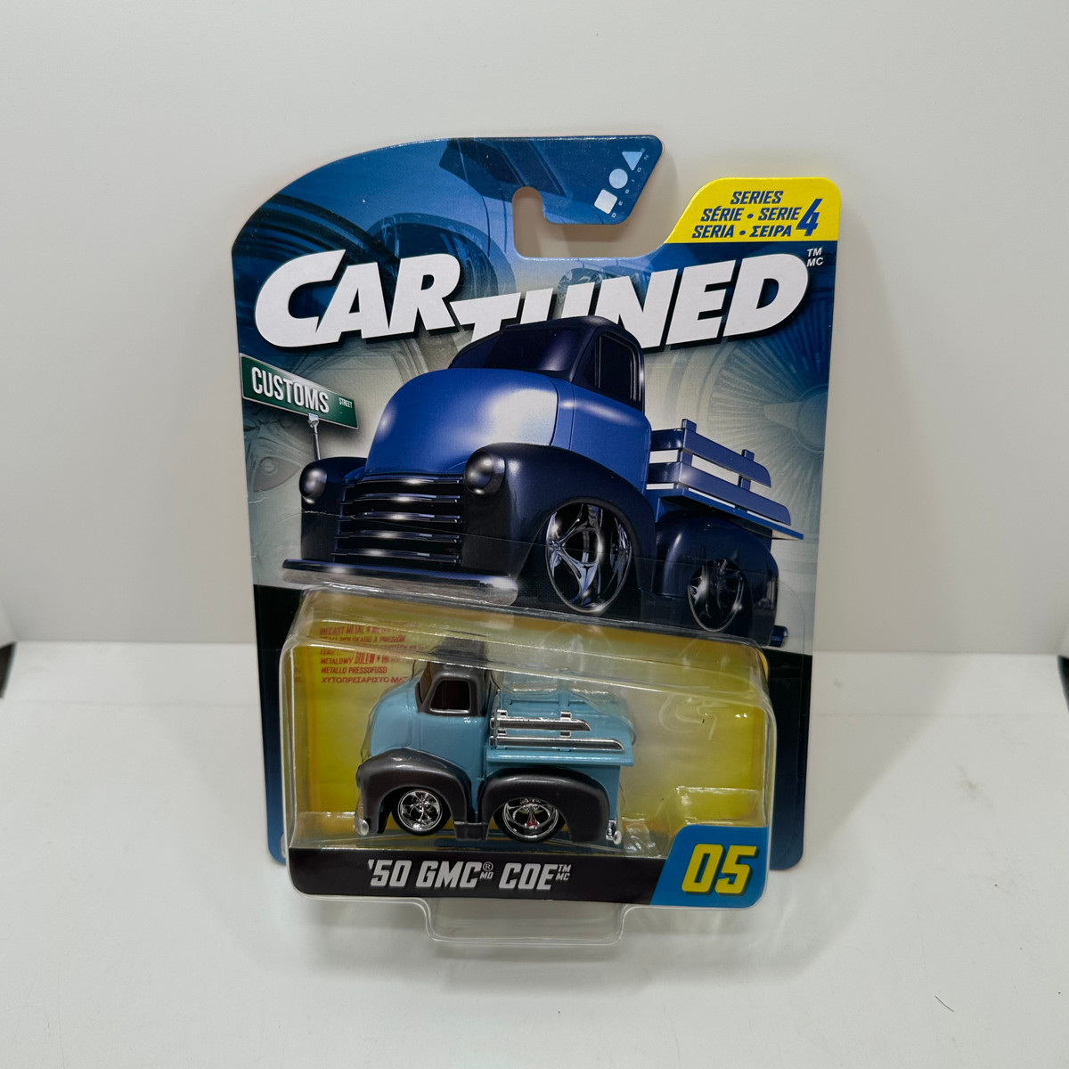 2025 Car Tuned Hobby Exclusive 1950 Ford COE Custom In Blue Series 4 