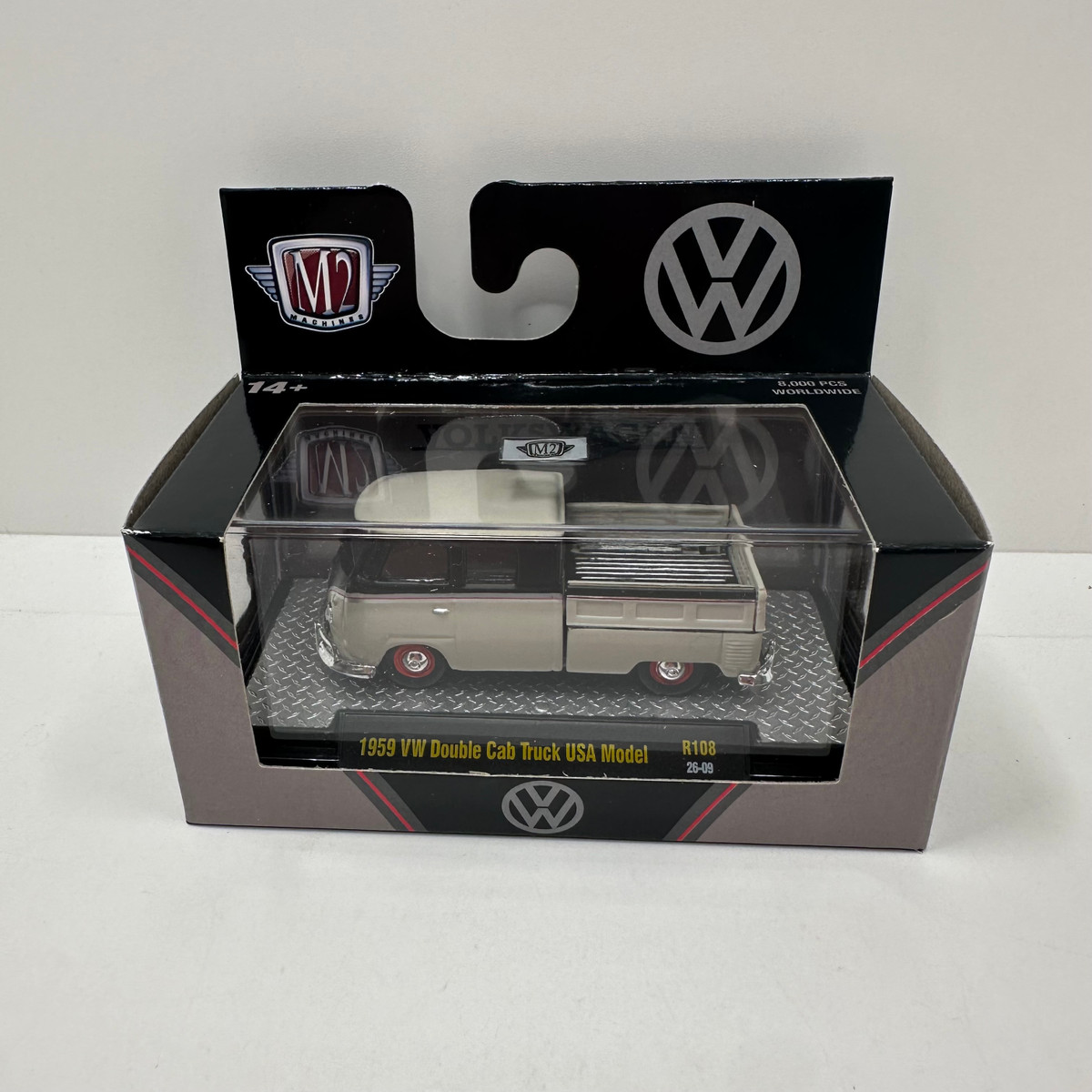 M2 Machines Auto Thentics 1959 VW Double Cab Truck USA Model Release 108 