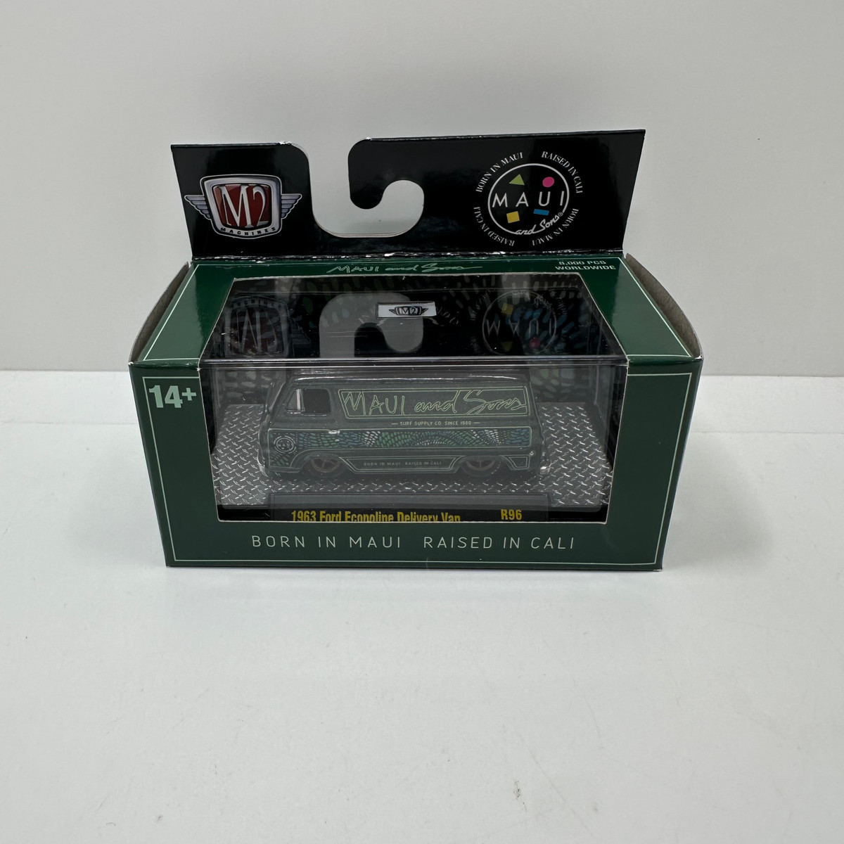 M2 Machines 1:64 Detroit Muscle Maui & Sons 1963 Ford Econoline Delivery Van Release 96 