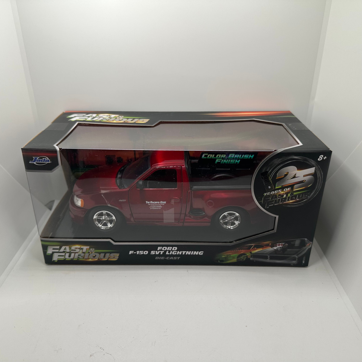 Jada 1/24 Fast & Furious 25TH Anniversary Ford F-150 SVT Lightning With Special Color Brush Finish 