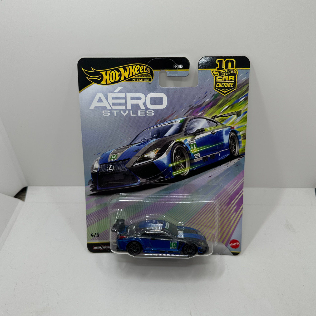2026 Hot wheels Car Culture Aero Styles Lexus RC F GT3 Release U