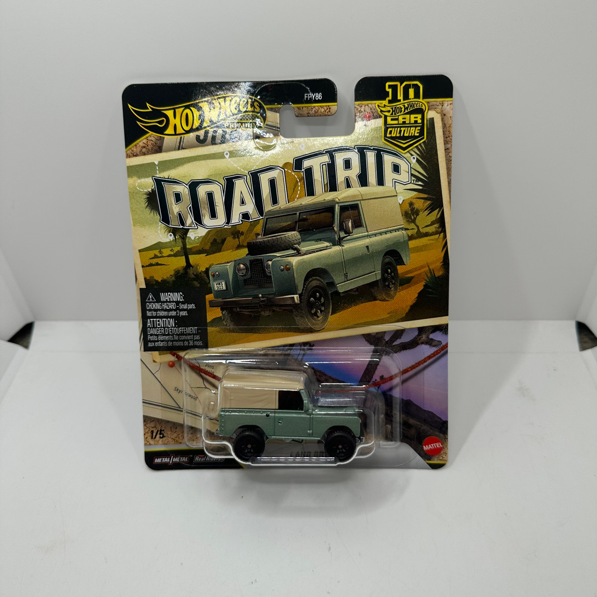 2026 Hot wheels 1/64 Car Culture Road Trip Land Rover S2 Release V 