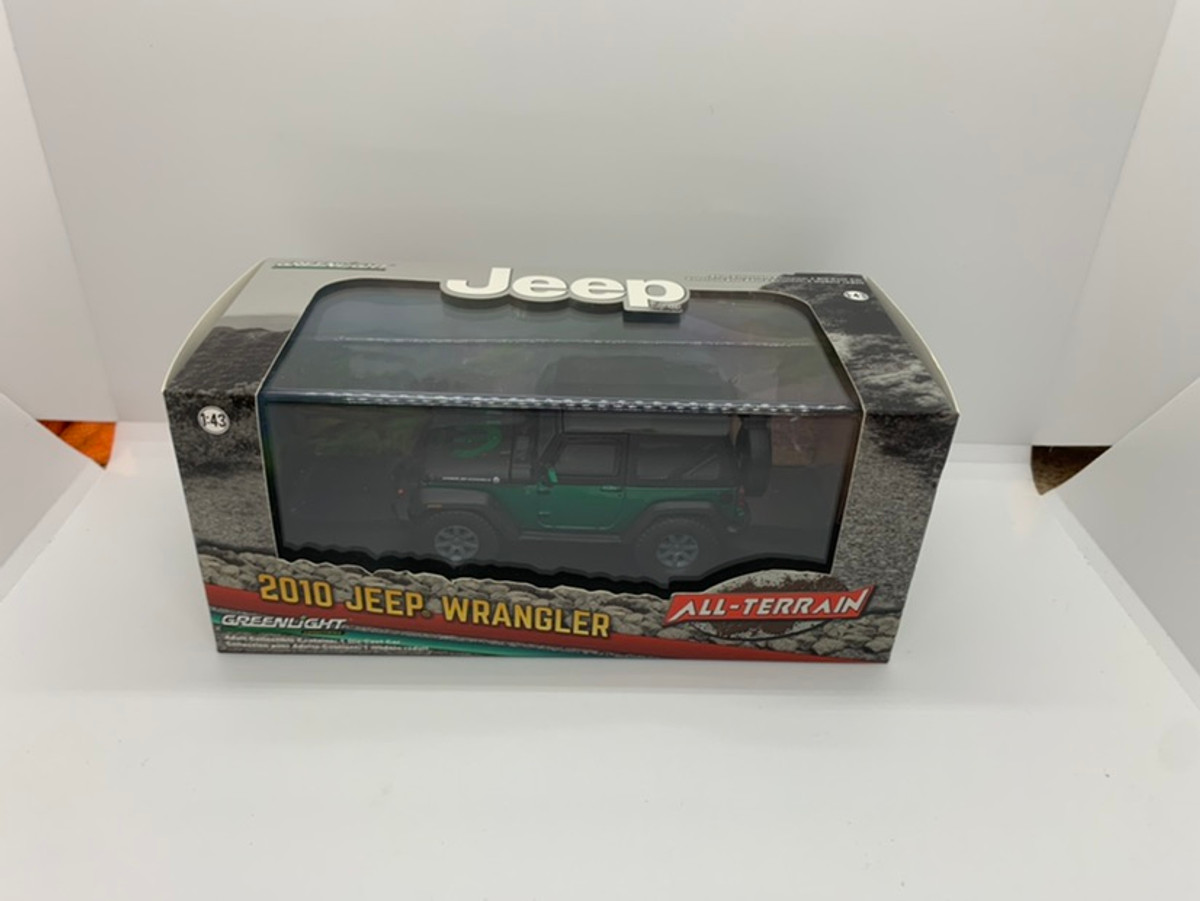 Greenlight 1/43 Scale Green Machine All Terrain 2010 Jeep Wrangler 