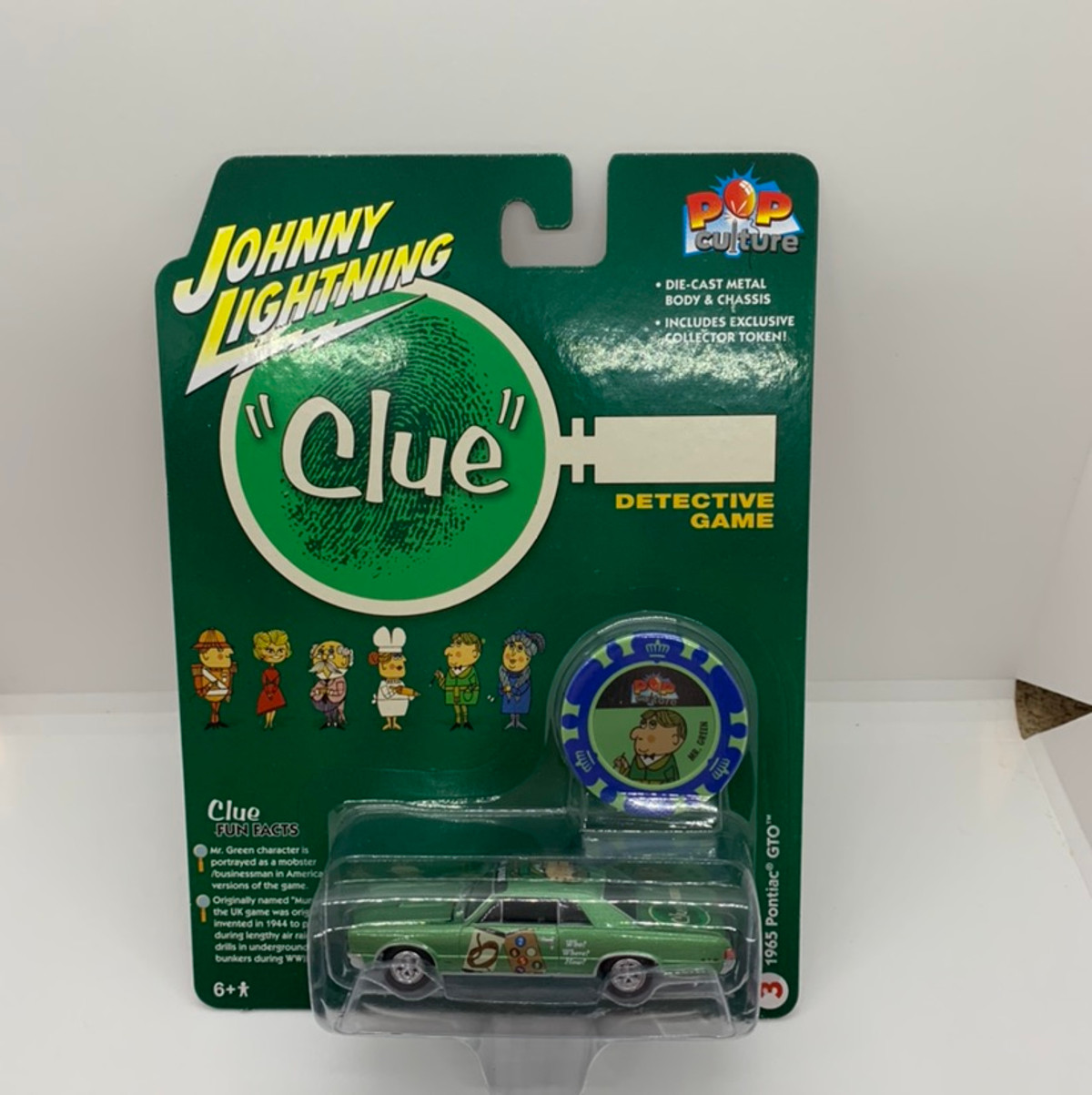 Johnny Lightning Pop Culture Clue 1965 Pontiac GTO