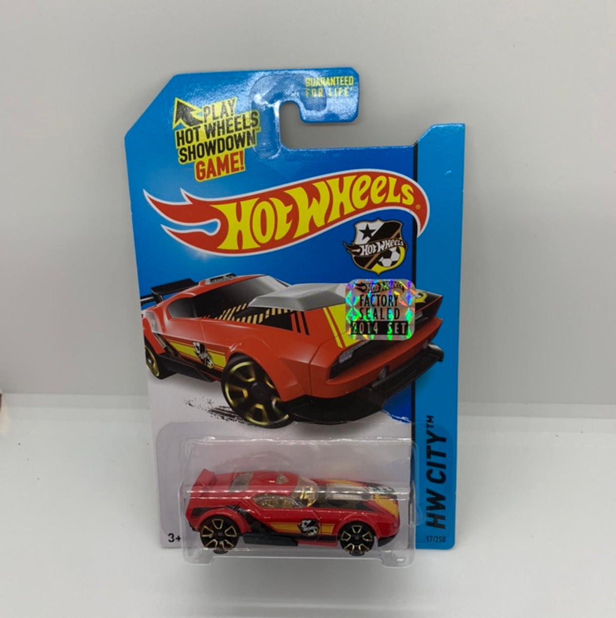 2014 Hot wheels Fast Fish Red Version With Factory Set Sticker 