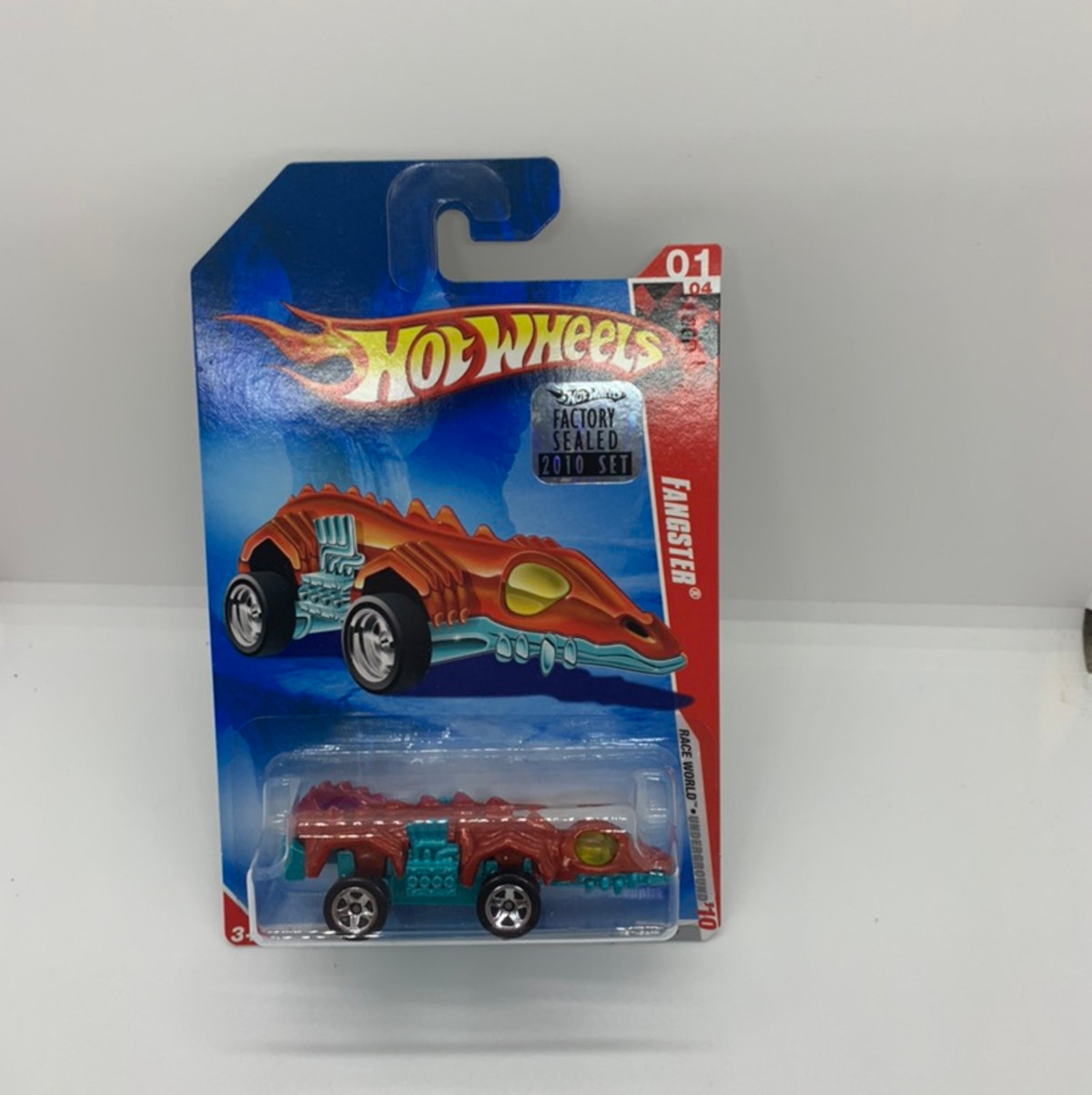 2010 Hot wheels Fangster With Factory Set Sticker 