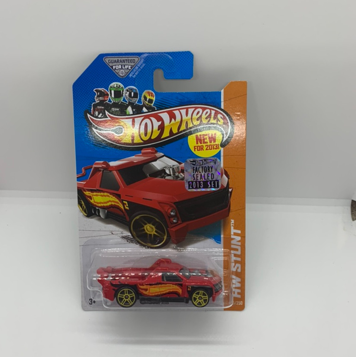 2013 Hot wheels Fig Rig Red Version With Factory Set Sticker 