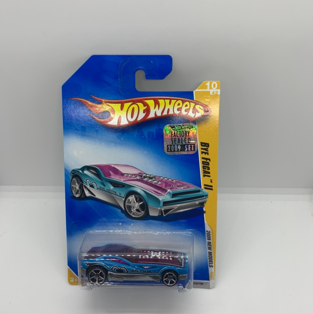 2009 Hot wheels New Models Bye Focal II Blue Version With Factory Set Sticker 