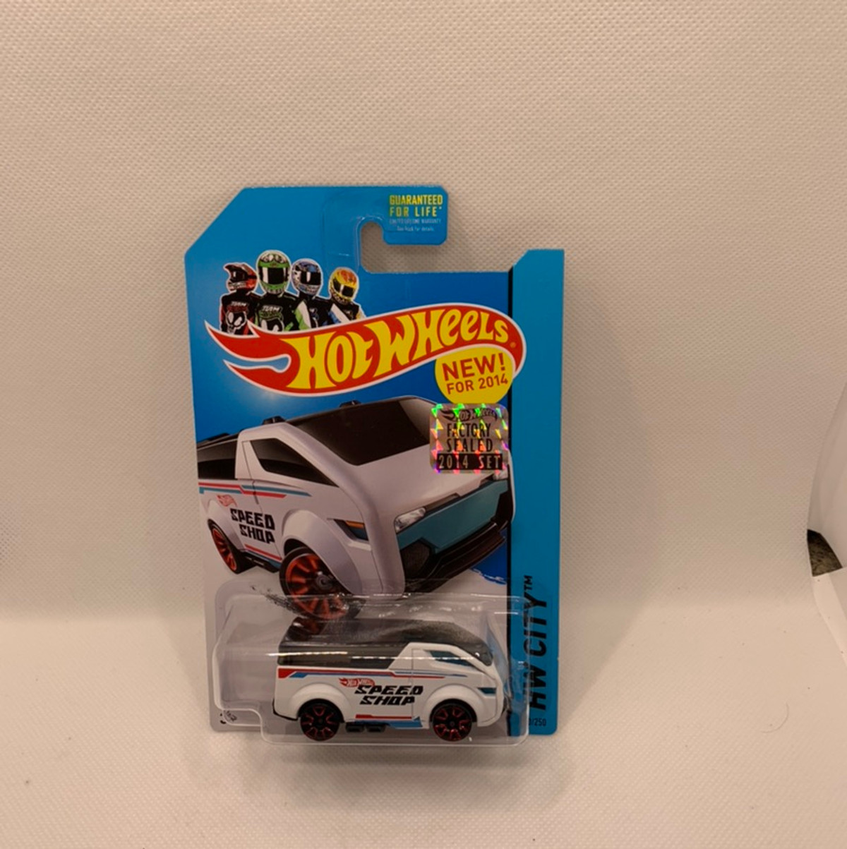 2014 Hot wheels The Vanster White Version With Factory Set Sticker 