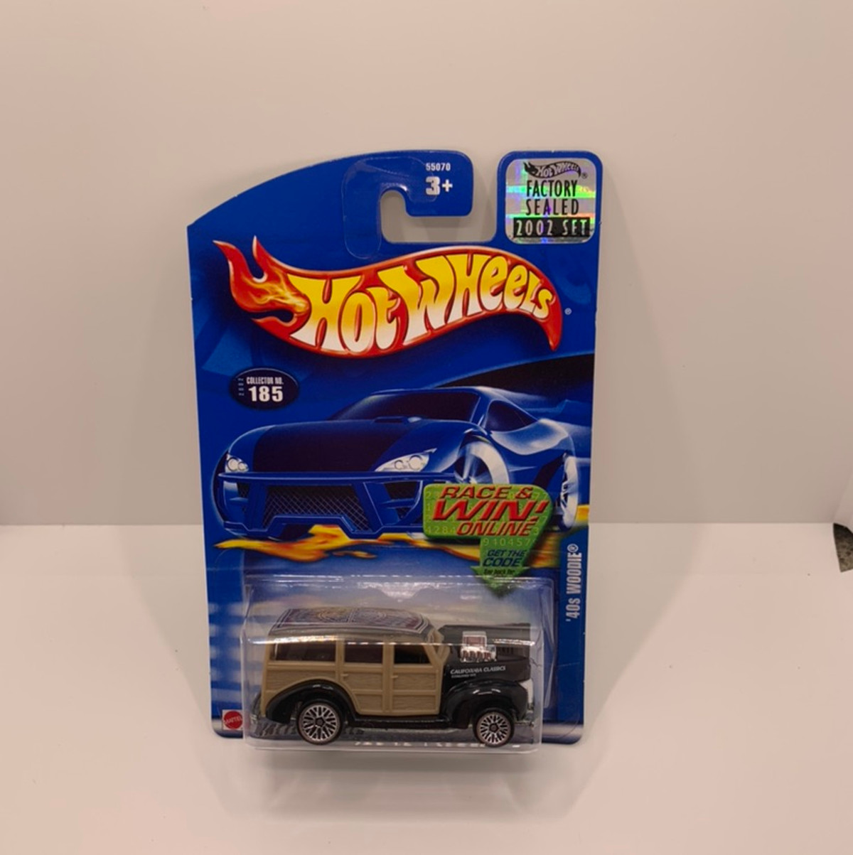 2002 Hot wheels 40’s Woodie With Factory Set Sticker 