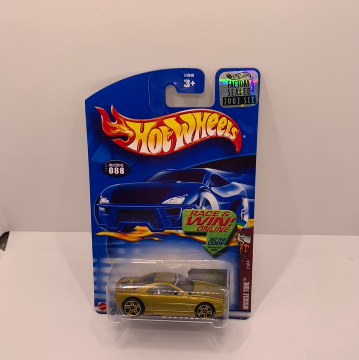 2002 Hot wheels Muscle Tone With Factory Set Sticker 