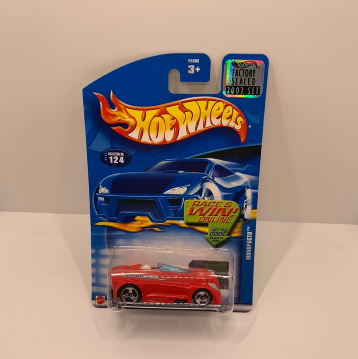 2002 Hot wheels Monoposto With Factory Set Sticker Collector #124  