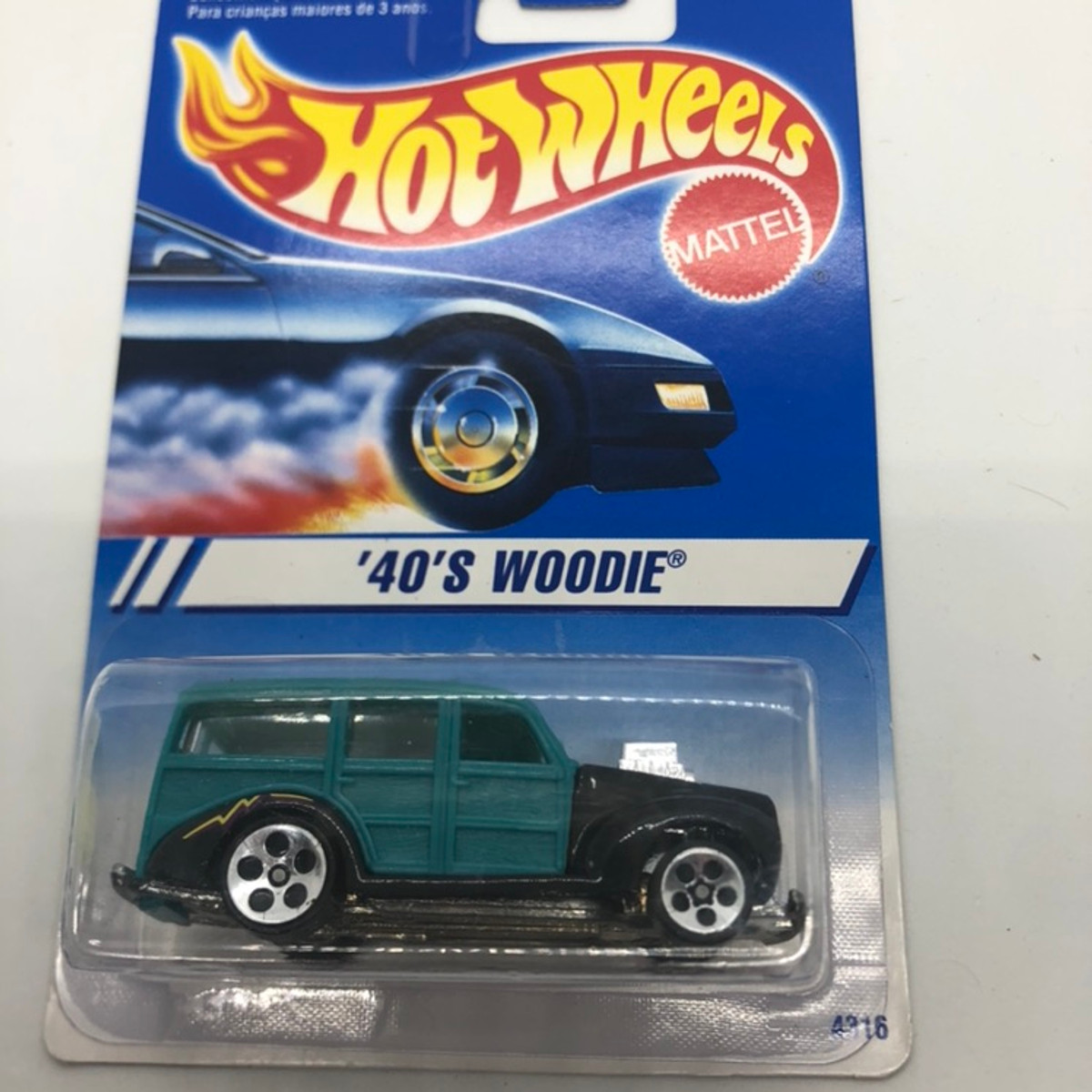 1995 Hot wheels 40’s Woodie 5 Hole Wheels Version