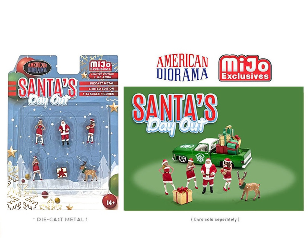 American Diorama 1:64 Figures Santa’s Day Out MiJo Exclusives