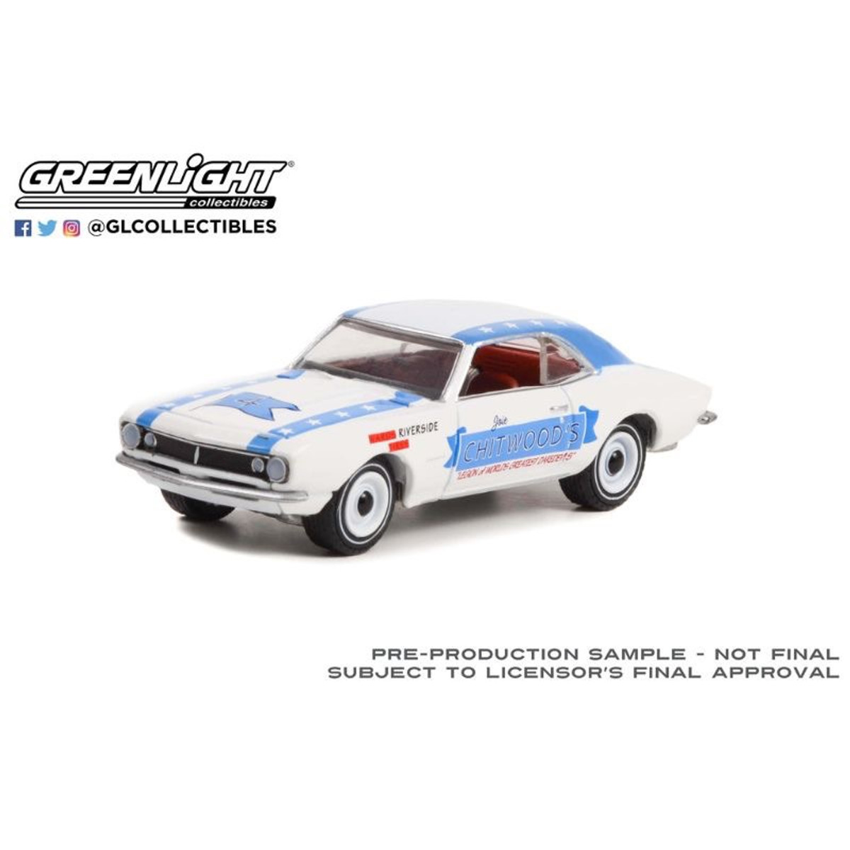 Greenlight Joie Chitwood’s Thrill Show 1967 Chevrolet Camaro Hobby Exclusive