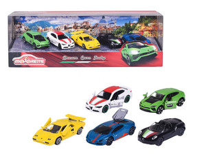 2023 Majorette 1/64 5-Car Set Gift Pack Dream Cars Italy Edition
