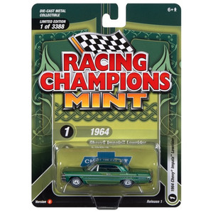 2023 Racing Champions Mint 1964 Chevy Impala Lowrider Green Version Release 1B