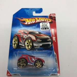 2010 Hot wheels Rocket Box With Factory Set Sticker 