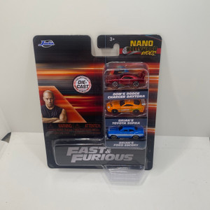 Jada Hollywood Rides Nano The Fast & Furious 3 Pack 