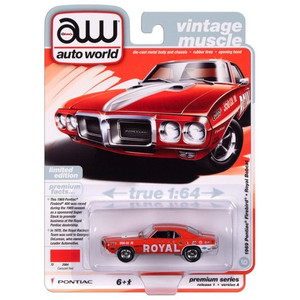 2024 Auto World Vintage Muscle 1969 Pontiac Firebird Royal Bobcat Release 1A